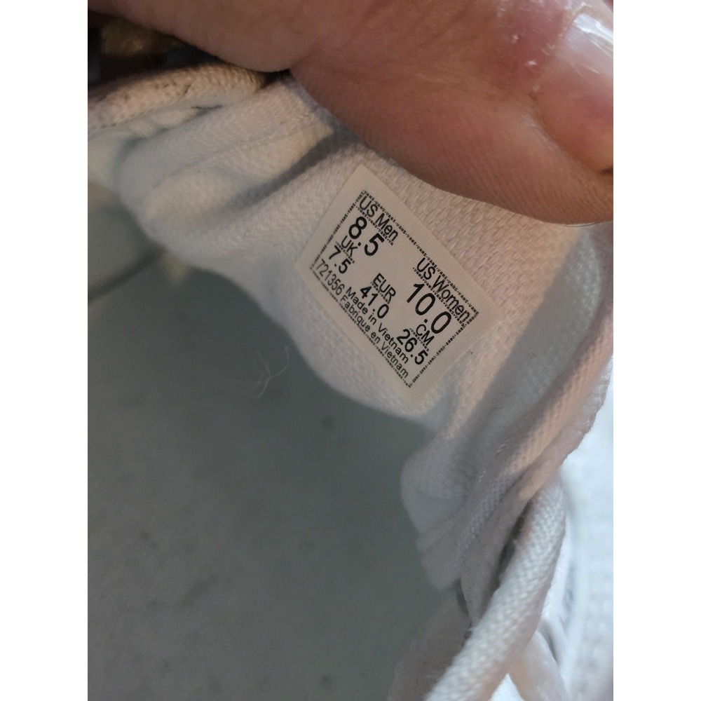 Womens Size 10 - Vans Authentic Low White X Enron Walking Skate Shoes Sneakers - Picture 8 of 8